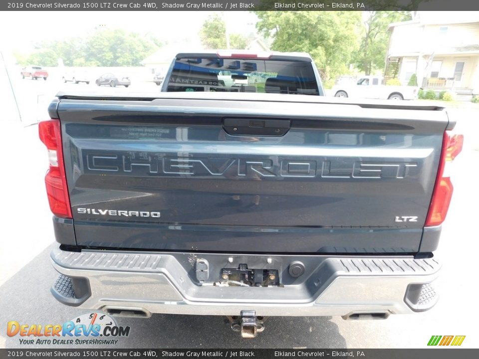 2019 Chevrolet Silverado 1500 LTZ Crew Cab 4WD Shadow Gray Metallic / Jet Black Photo #12