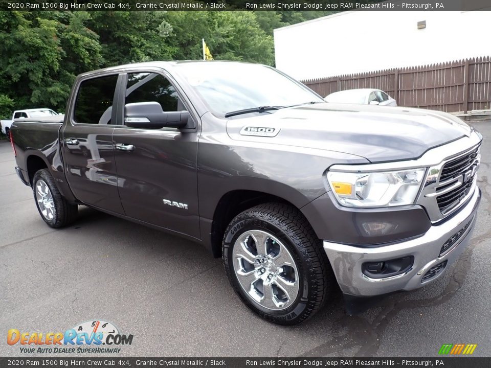 2020 Ram 1500 Big Horn Crew Cab 4x4 Granite Crystal Metallic / Black Photo #8