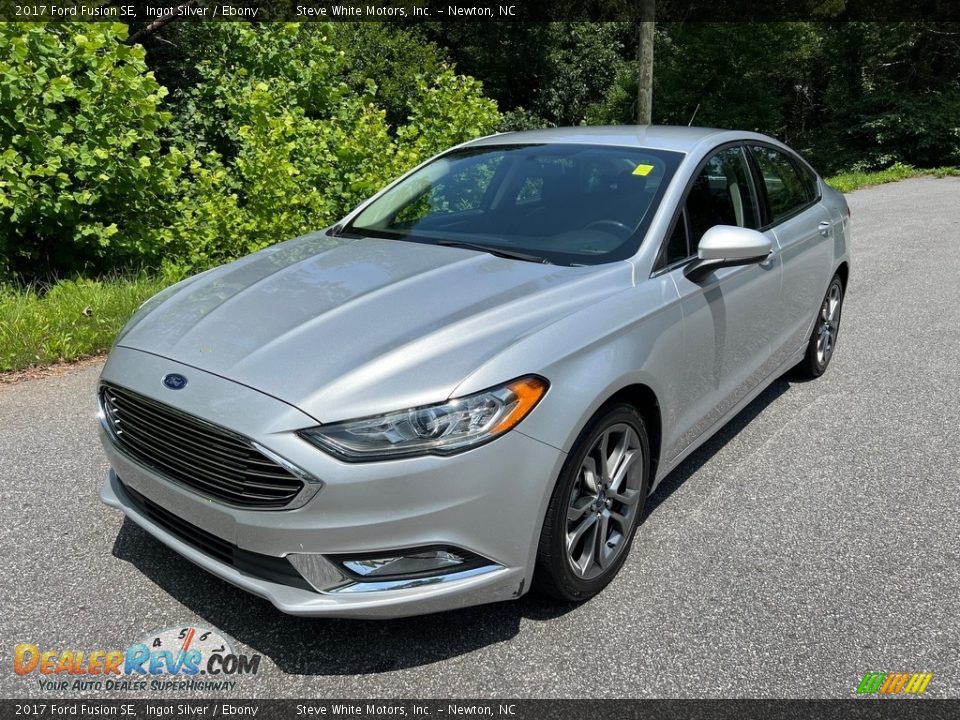 2017 Ford Fusion SE Ingot Silver / Ebony Photo #3