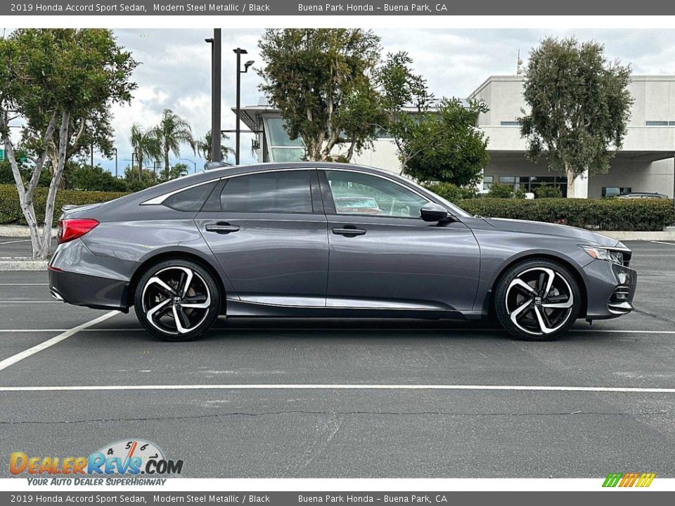 2019 Honda Accord Sport Sedan Modern Steel Metallic / Black Photo #3