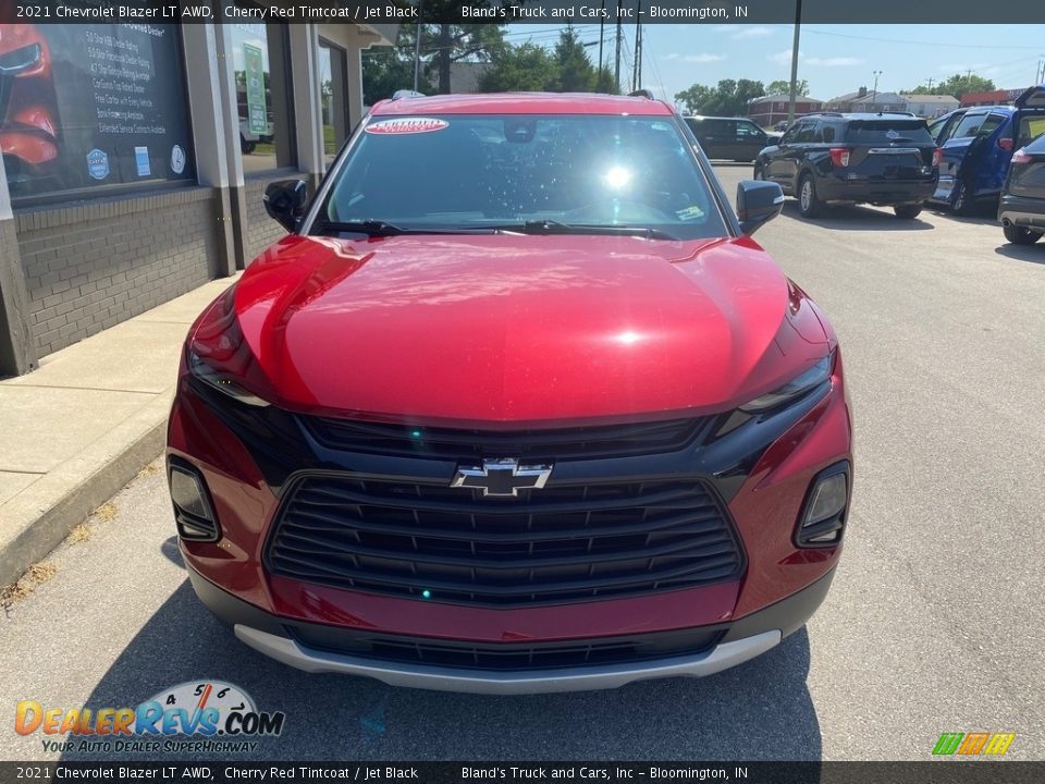 2021 Chevrolet Blazer LT AWD Cherry Red Tintcoat / Jet Black Photo #4