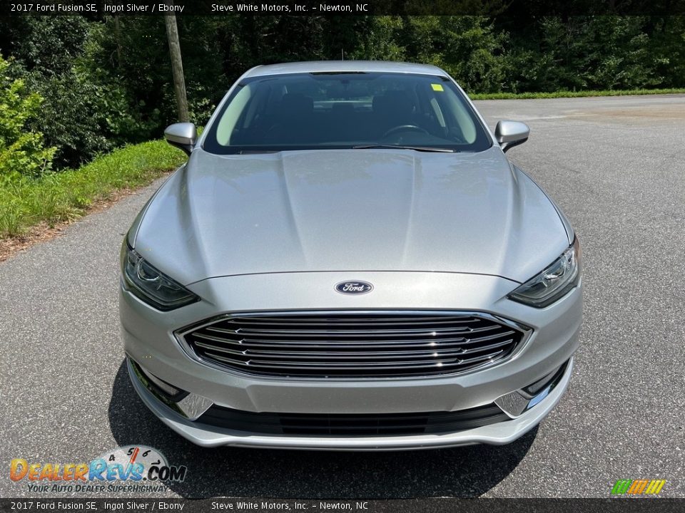 2017 Ford Fusion SE Ingot Silver / Ebony Photo #4