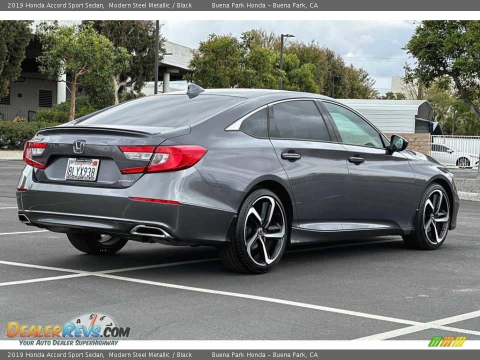 2019 Honda Accord Sport Sedan Modern Steel Metallic / Black Photo #4