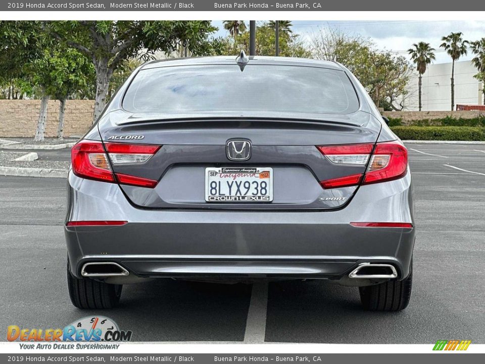 2019 Honda Accord Sport Sedan Modern Steel Metallic / Black Photo #5