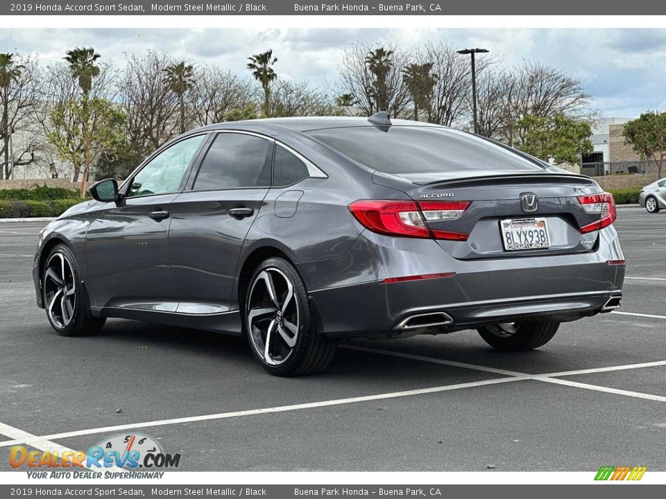 2019 Honda Accord Sport Sedan Modern Steel Metallic / Black Photo #6