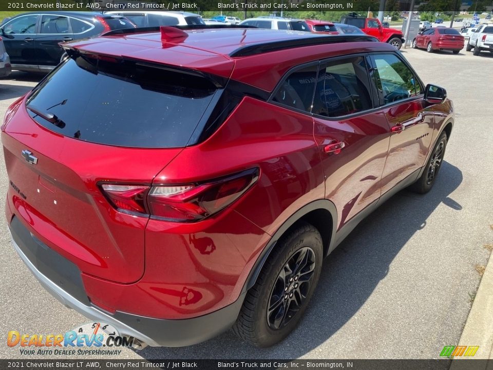 2021 Chevrolet Blazer LT AWD Cherry Red Tintcoat / Jet Black Photo #9