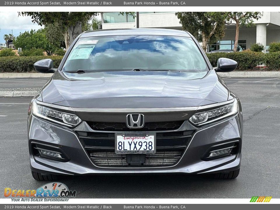 2019 Honda Accord Sport Sedan Modern Steel Metallic / Black Photo #9