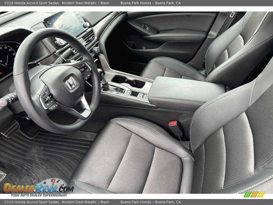 2019 Honda Accord Sport Sedan Modern Steel Metallic / Black Photo #10