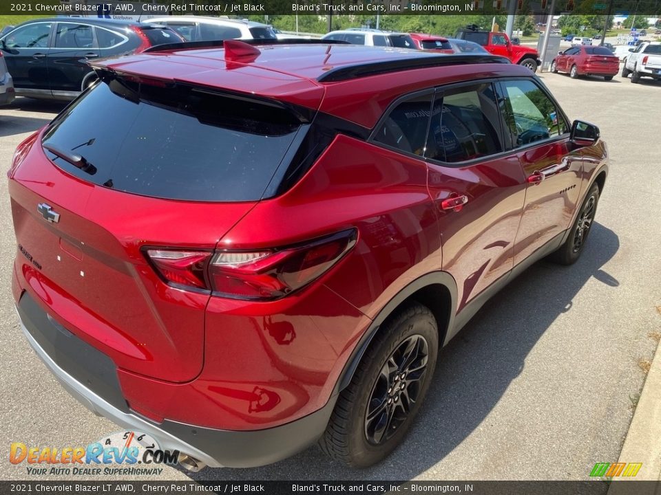 2021 Chevrolet Blazer LT AWD Cherry Red Tintcoat / Jet Black Photo #11