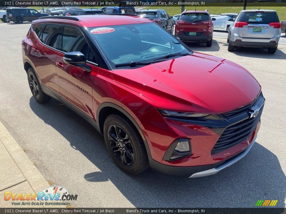 2021 Chevrolet Blazer LT AWD Cherry Red Tintcoat / Jet Black Photo #12