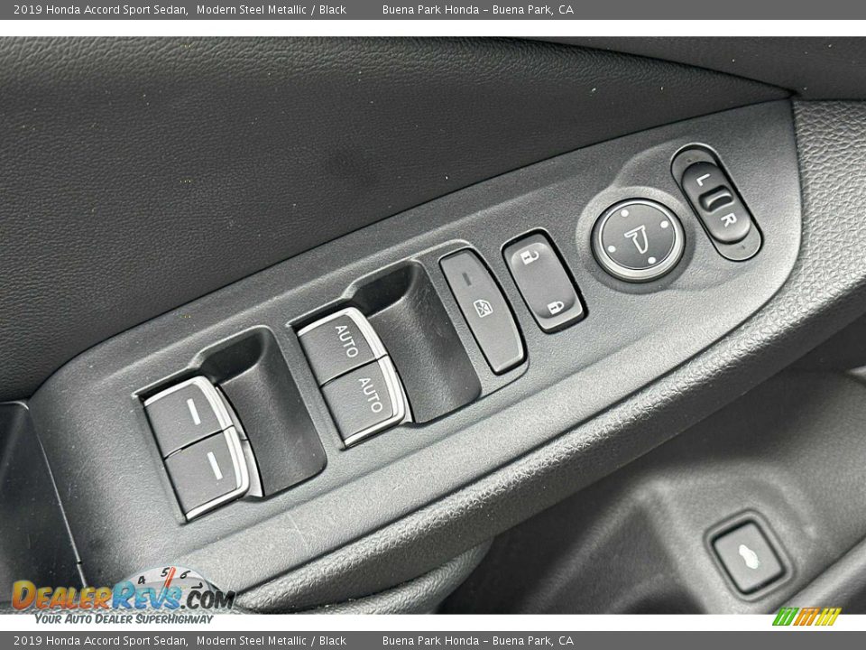 2019 Honda Accord Sport Sedan Modern Steel Metallic / Black Photo #12