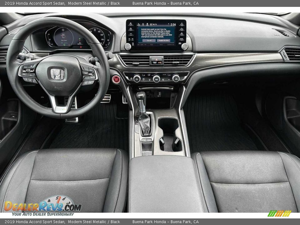 2019 Honda Accord Sport Sedan Modern Steel Metallic / Black Photo #15