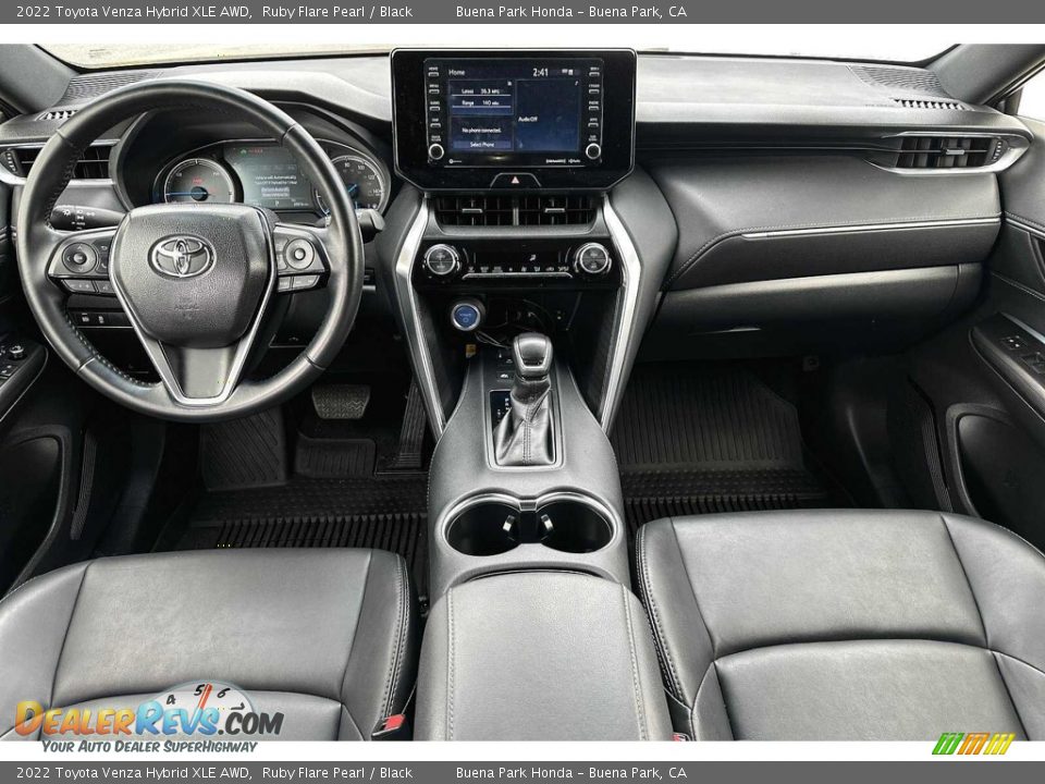 Dashboard of 2022 Toyota Venza Hybrid XLE AWD Photo #16
