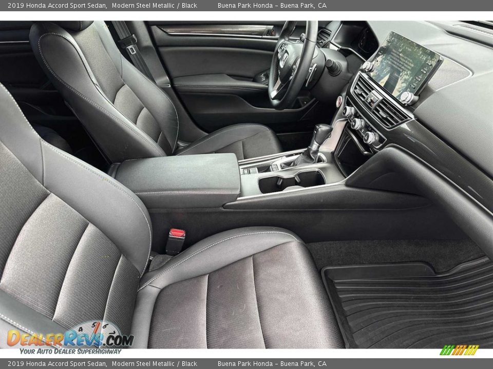 2019 Honda Accord Sport Sedan Modern Steel Metallic / Black Photo #17