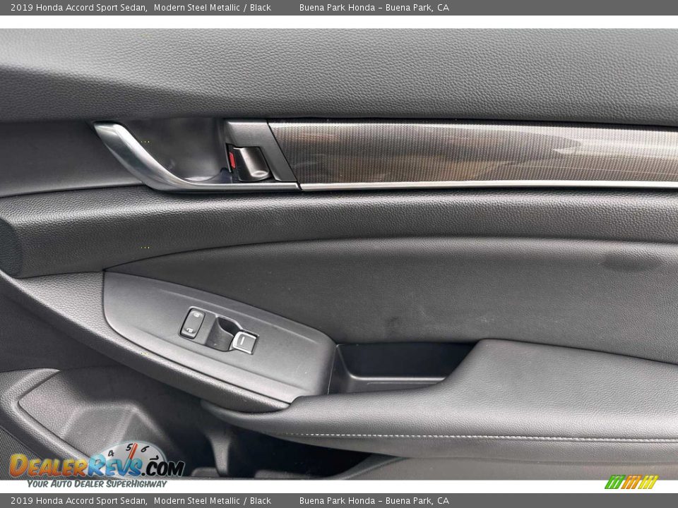 2019 Honda Accord Sport Sedan Modern Steel Metallic / Black Photo #19