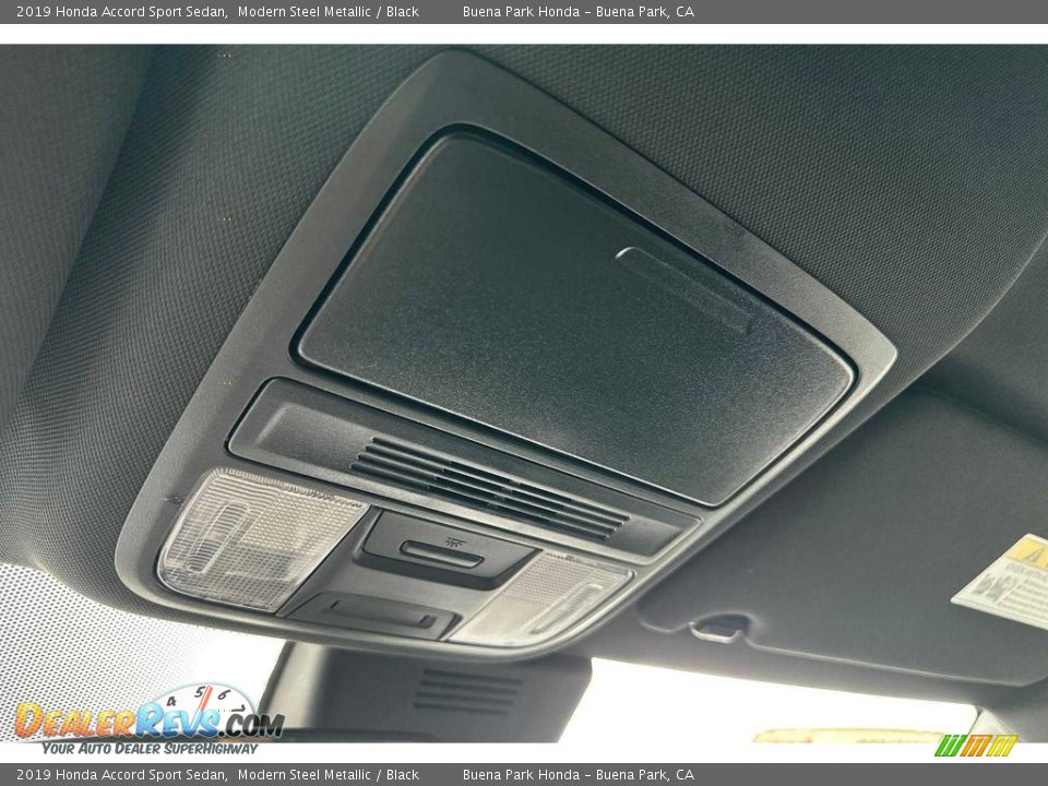 2019 Honda Accord Sport Sedan Modern Steel Metallic / Black Photo #20