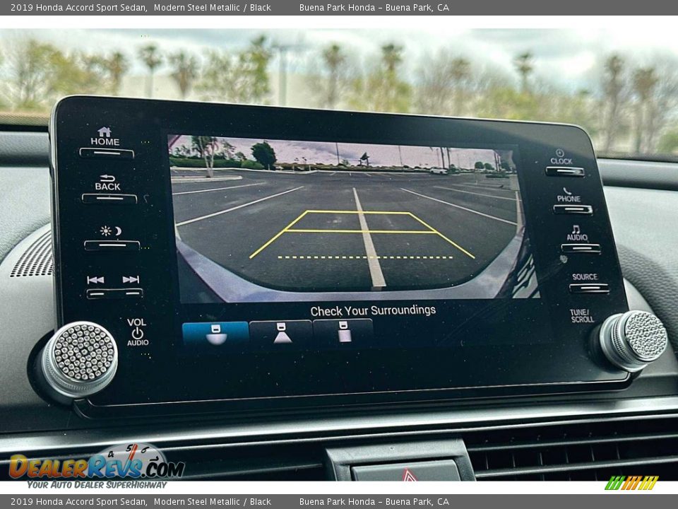 2019 Honda Accord Sport Sedan Modern Steel Metallic / Black Photo #22