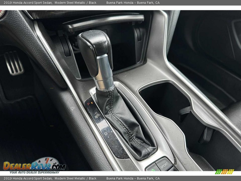 2019 Honda Accord Sport Sedan Modern Steel Metallic / Black Photo #24