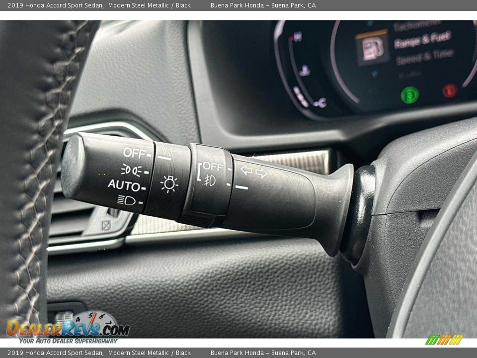 2019 Honda Accord Sport Sedan Modern Steel Metallic / Black Photo #29