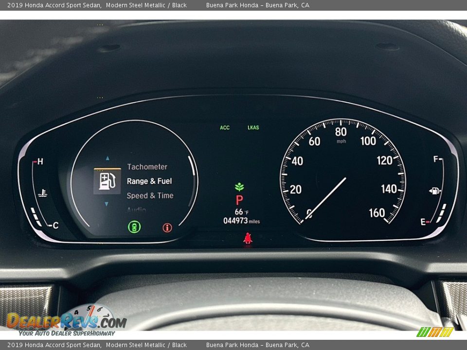 2019 Honda Accord Sport Sedan Modern Steel Metallic / Black Photo #31