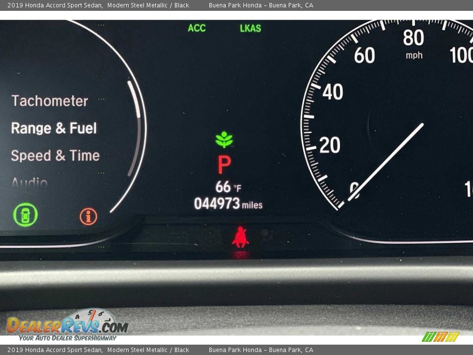2019 Honda Accord Sport Sedan Modern Steel Metallic / Black Photo #32