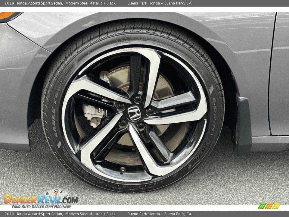 2019 Honda Accord Sport Sedan Modern Steel Metallic / Black Photo #34
