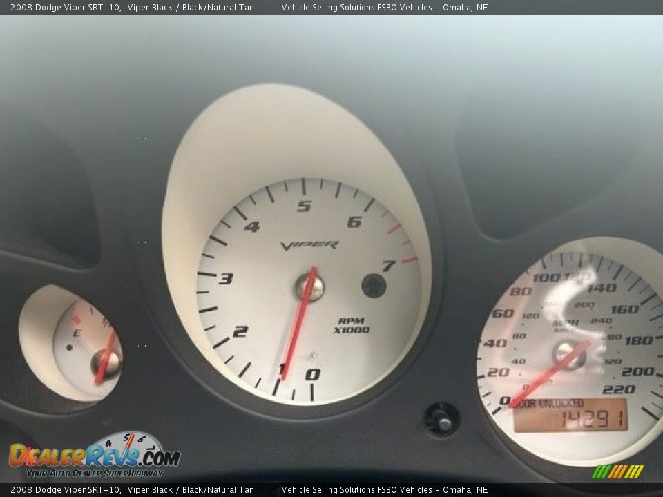 2008 Dodge Viper SRT-10 Gauges Photo #8