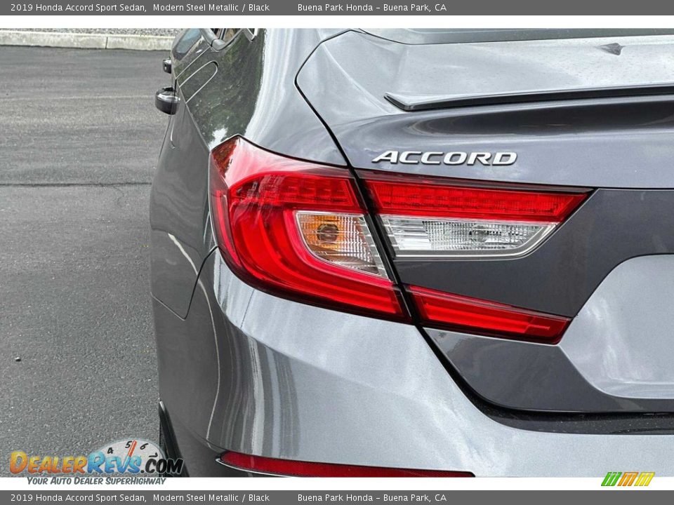 2019 Honda Accord Sport Sedan Modern Steel Metallic / Black Photo #35