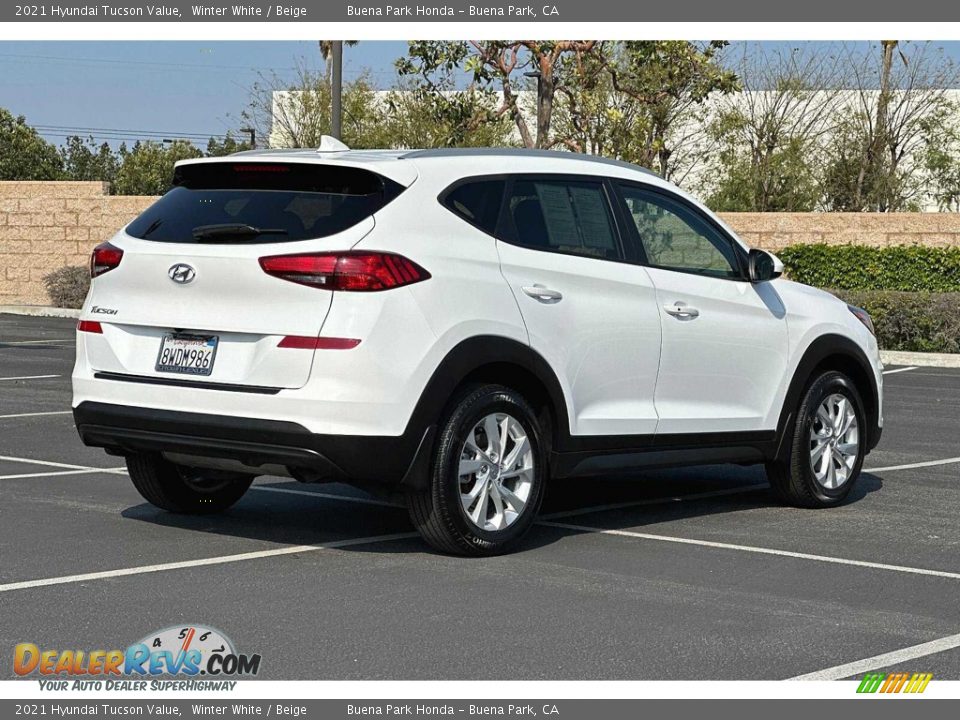 2021 Hyundai Tucson Value Winter White / Beige Photo #4