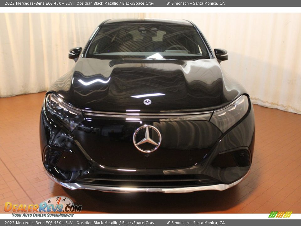 2023 Mercedes-Benz EQS 450+ SUV Obsidian Black Metallic / Black/Space Gray Photo #3