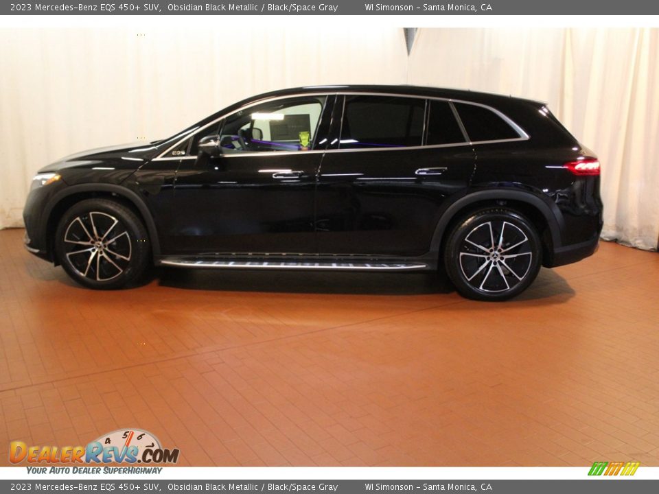 2023 Mercedes-Benz EQS 450+ SUV Obsidian Black Metallic / Black/Space Gray Photo #4