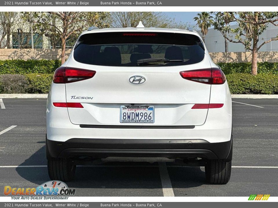 2021 Hyundai Tucson Value Winter White / Beige Photo #5