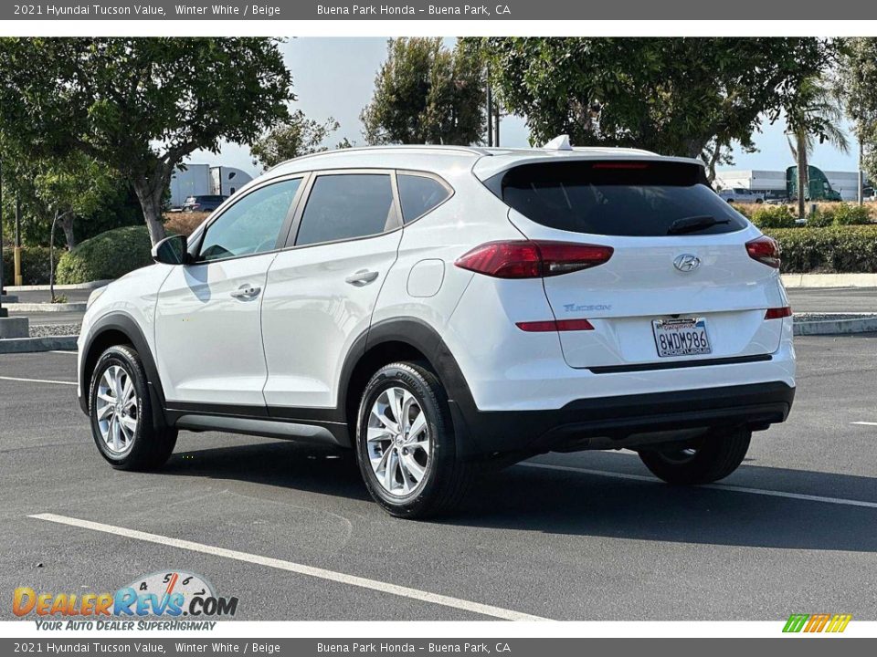 2021 Hyundai Tucson Value Winter White / Beige Photo #6