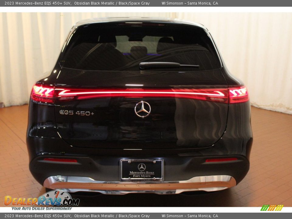2023 Mercedes-Benz EQS 450+ SUV Obsidian Black Metallic / Black/Space Gray Photo #6