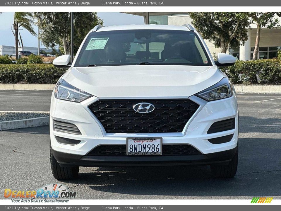 2021 Hyundai Tucson Value Winter White / Beige Photo #9