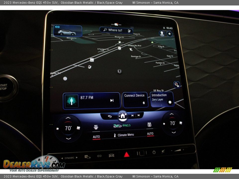 Navigation of 2023 Mercedes-Benz EQS 450+ SUV Photo #19