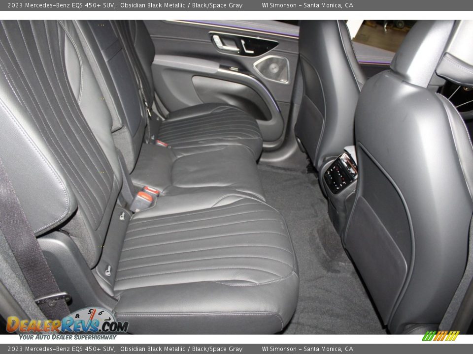 Rear Seat of 2023 Mercedes-Benz EQS 450+ SUV Photo #34