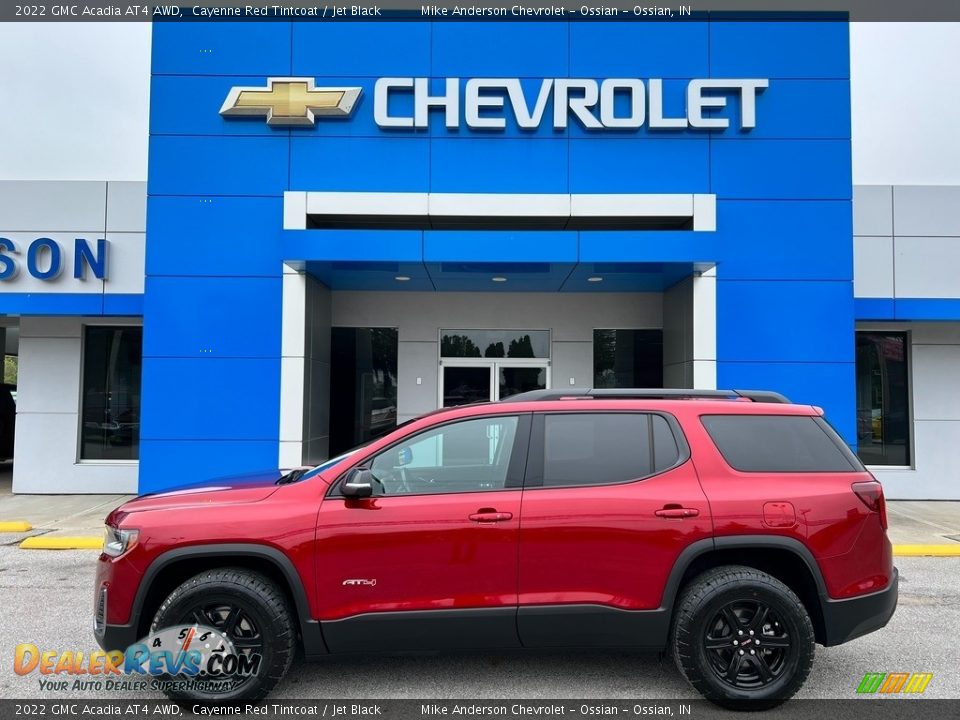 Cayenne Red Tintcoat 2022 GMC Acadia AT4 AWD Photo #1