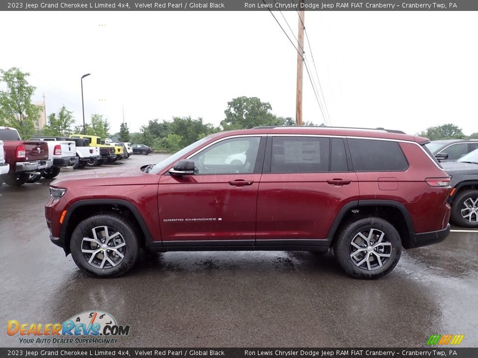 2023 Jeep Grand Cherokee L Limited 4x4 Velvet Red Pearl / Global Black Photo #2