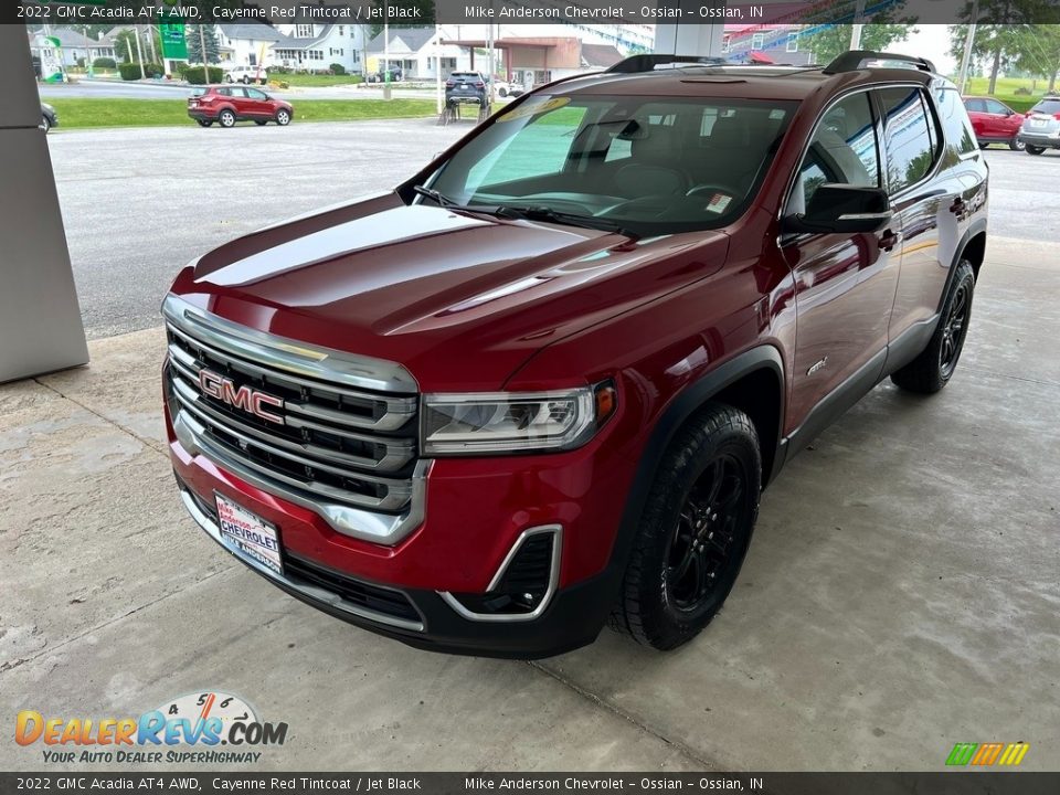 2022 GMC Acadia AT4 AWD Cayenne Red Tintcoat / Jet Black Photo #2