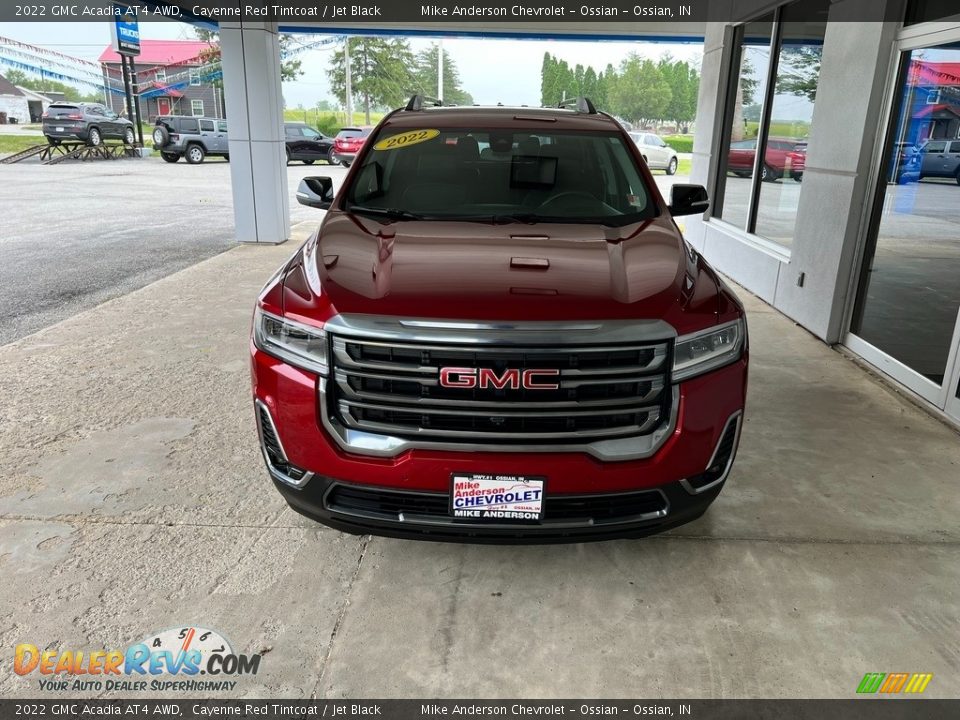 2022 GMC Acadia AT4 AWD Cayenne Red Tintcoat / Jet Black Photo #3