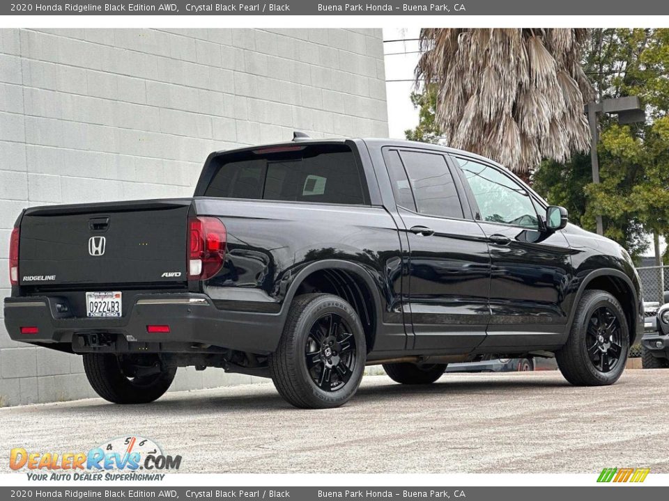 2020 Honda Ridgeline Black Edition AWD Crystal Black Pearl / Black Photo #4