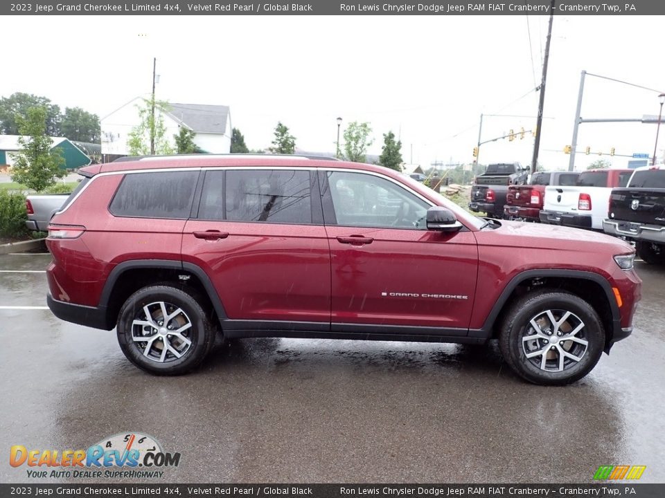 2023 Jeep Grand Cherokee L Limited 4x4 Velvet Red Pearl / Global Black Photo #6