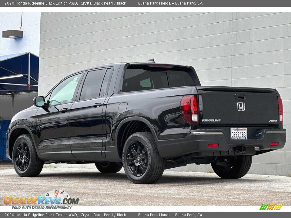 2020 Honda Ridgeline Black Edition AWD Crystal Black Pearl / Black Photo #6