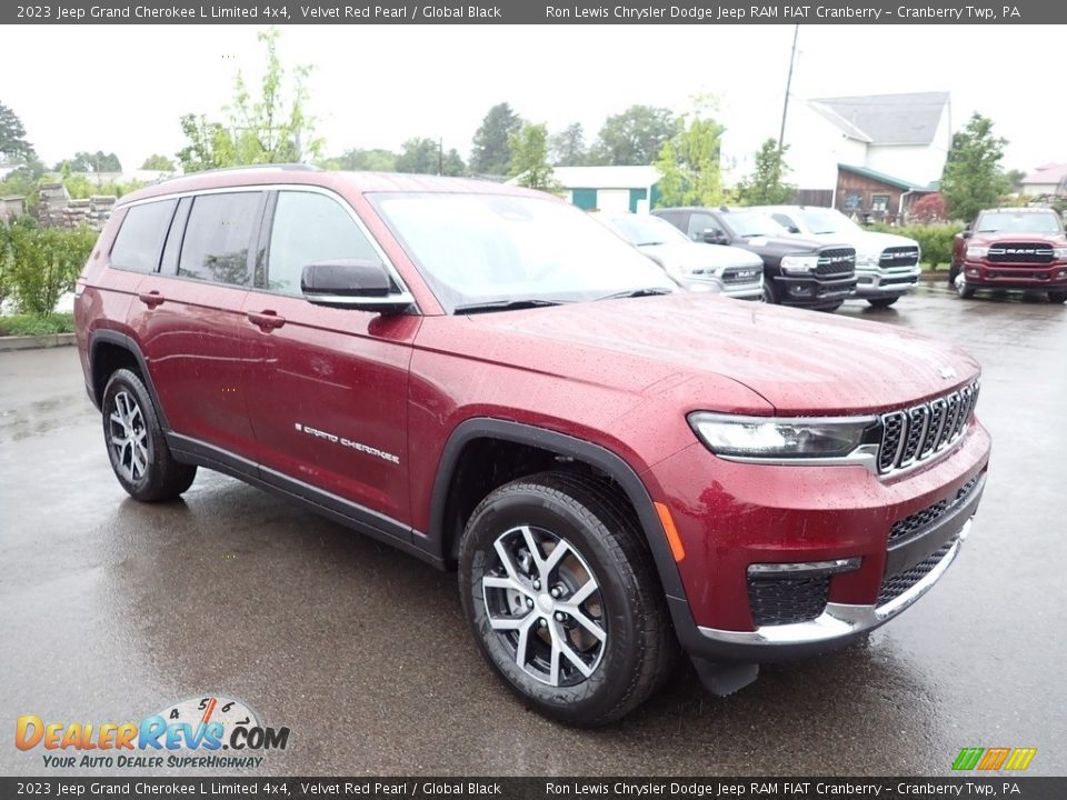 2023 Jeep Grand Cherokee L Limited 4x4 Velvet Red Pearl / Global Black Photo #7