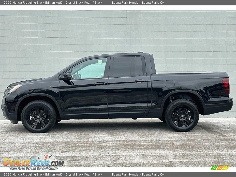 2020 Honda Ridgeline Black Edition AWD Crystal Black Pearl / Black Photo #7