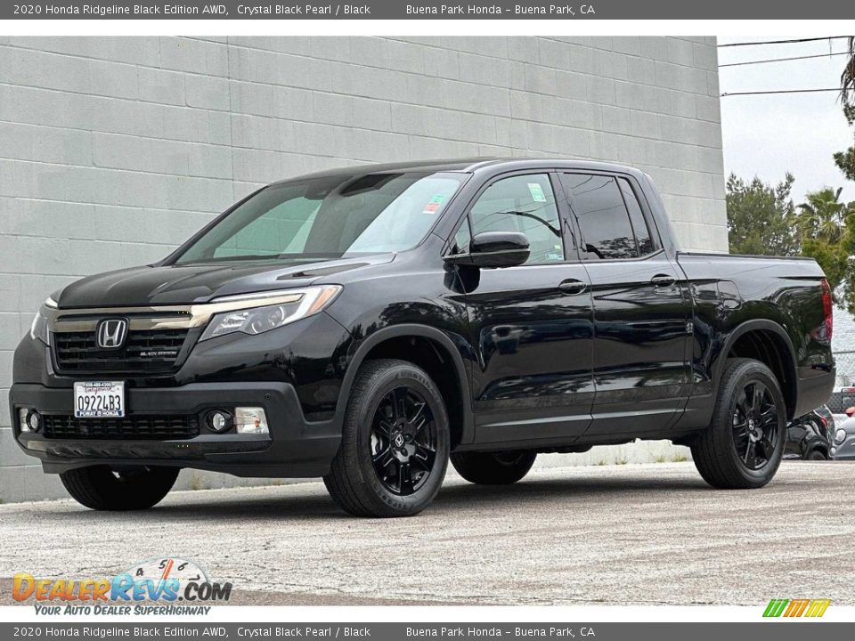 2020 Honda Ridgeline Black Edition AWD Crystal Black Pearl / Black Photo #8