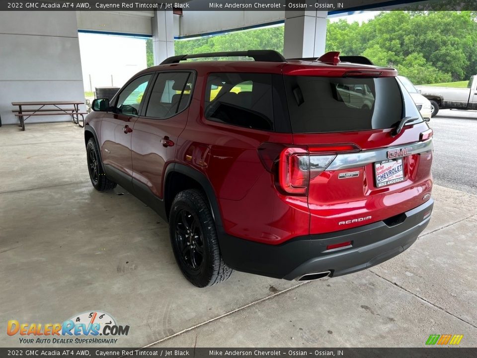 2022 GMC Acadia AT4 AWD Cayenne Red Tintcoat / Jet Black Photo #10