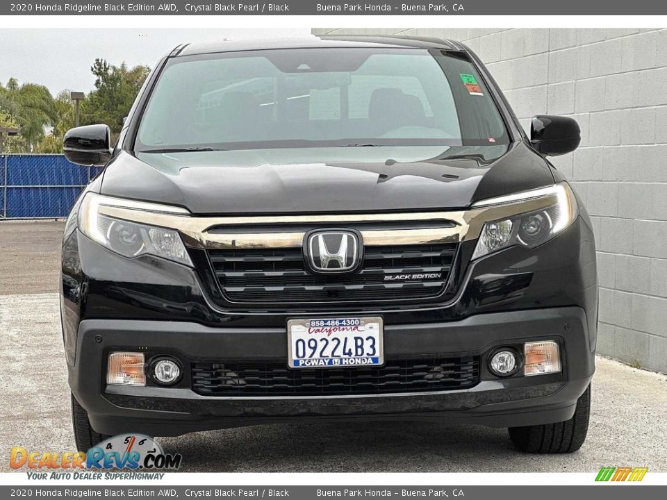 2020 Honda Ridgeline Black Edition AWD Crystal Black Pearl / Black Photo #9