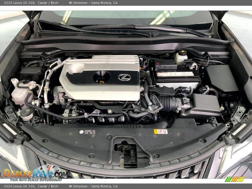 2020 Lexus UX 200 2.0 Liter DOHC 16-Valve VVT-i 4 Cylinder Engine Photo #9